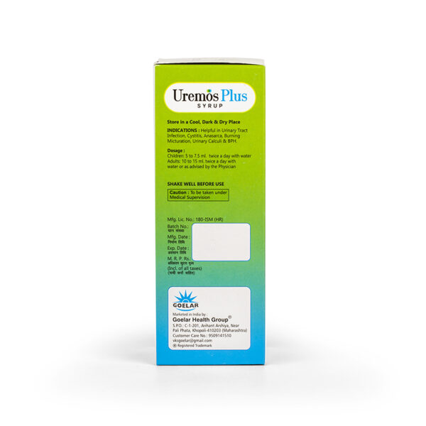 Uremos Plus – Ayurvedic Support for Urinary Tract & Kidney Wellness
