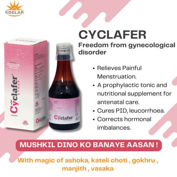 Cyclafer Syrup - Ayurvedic Support for Menstrual Balance & Women’s Wellness