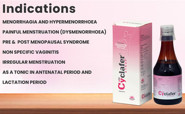 Cyclafer Syrup - Ayurvedic Support for Menstrual Balance & Women’s Wellness