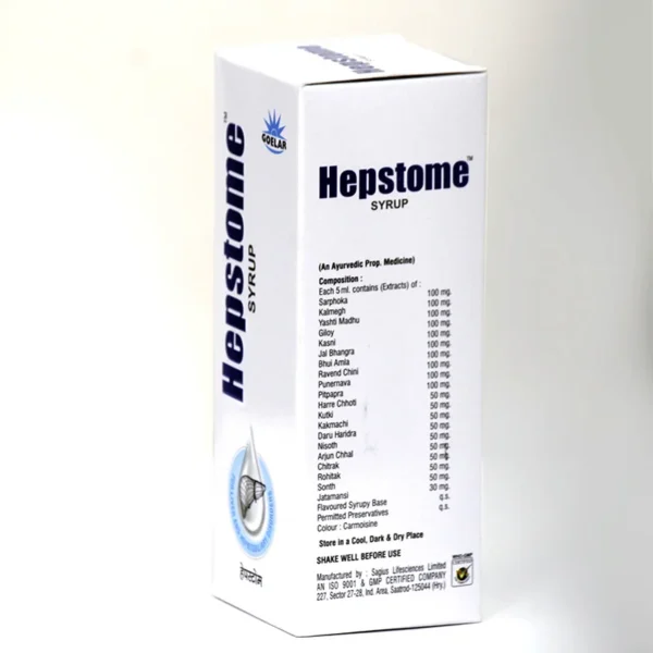 Hepstome Syrup - Ayurvedic Liver Tonic for Natural Liver Wellness