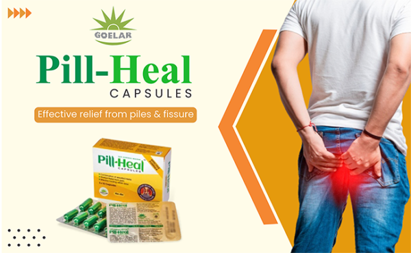 Pill-Heal Capsules - Ayurvedic Support for Piles, Fissures & Digestive Wellness