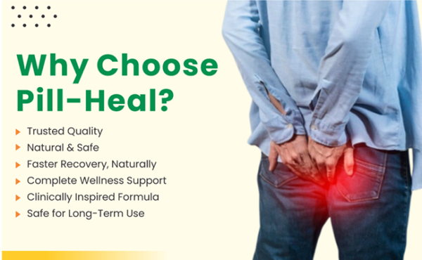 Pill-Heal Capsules - Ayurvedic Support for Piles, Fissures & Digestive Wellness