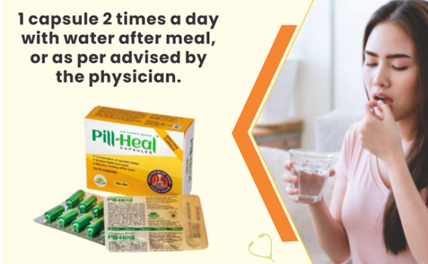 Pill-Heal Capsules - Ayurvedic Support for Piles, Fissures & Digestive Wellness