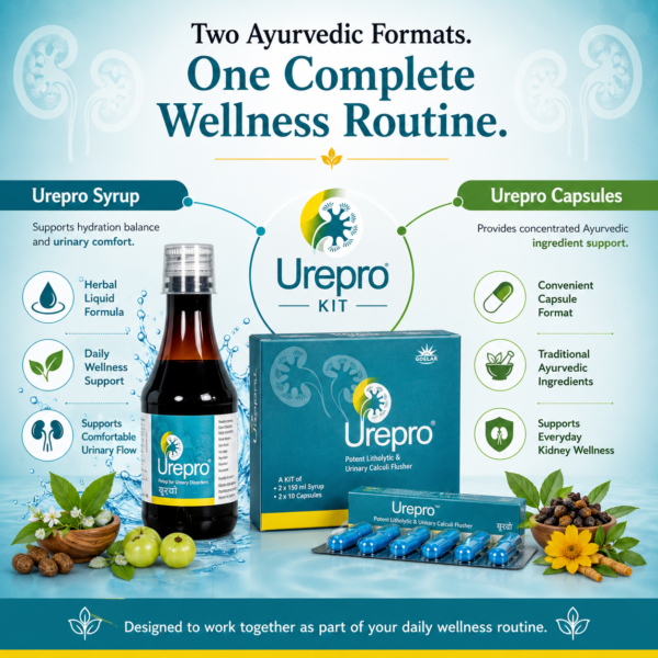 Urepro Kit – Ayurvedic Combo for Kidney Stones & Urinary Wellness