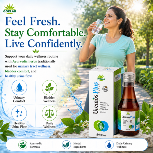 Uremos Plus – Ayurvedic Support for Urinary Tract & Kidney Wellness